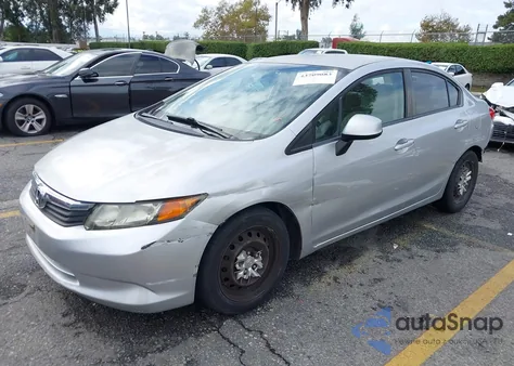 2012 Honda Civic Lx from USA, damaged, VIN JHMFB2F50CS002308